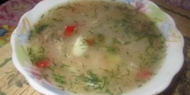 Рецепт рассольника со свининой