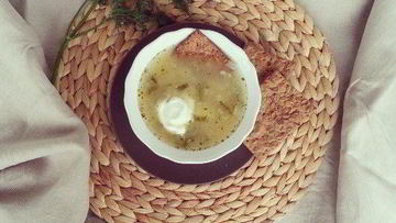 Рецепт Рассольника вегетарианского с перловкой