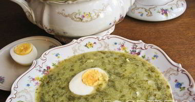 Рецепт Щавелевого супа с яйцом