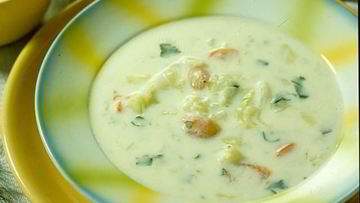 Рецепт Грибных щей с сыром