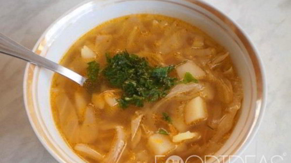 Как приготовить постные щи из свежей капусты