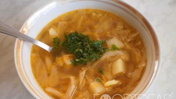 Рецепт Постных щей из свежей капусты