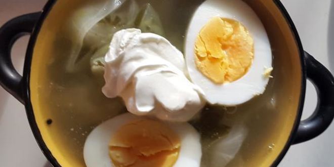 Рецепт постных щей с капустой и щавелем