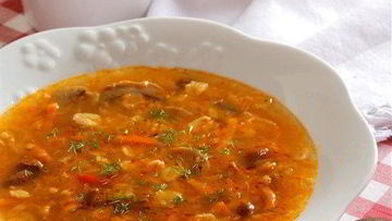 Рецепт Щей из квашеной капусты на грибном бульоне