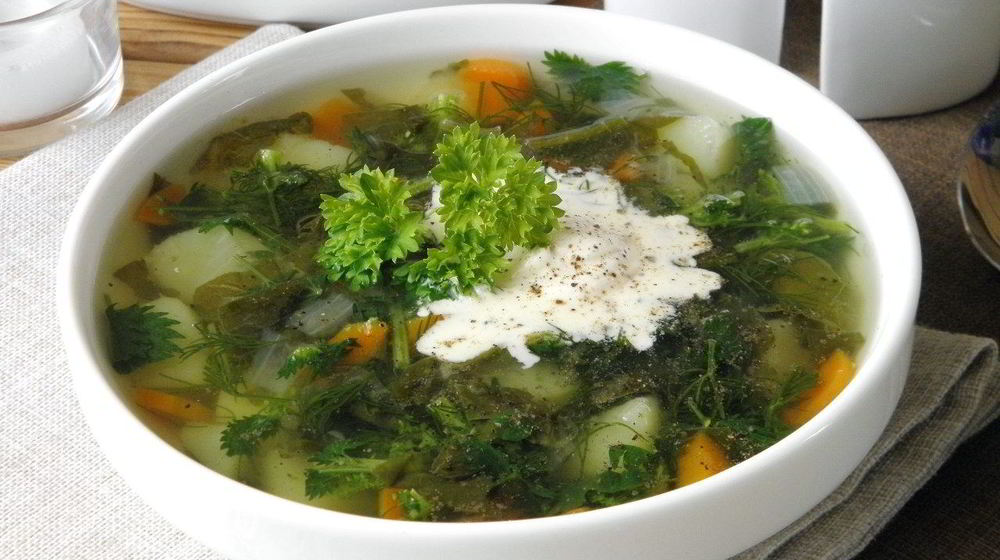 Как приготовить щи из щавеля и крапивы