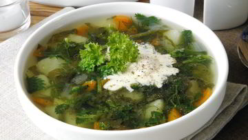 Рецепт Щей из щавеля и крапивы