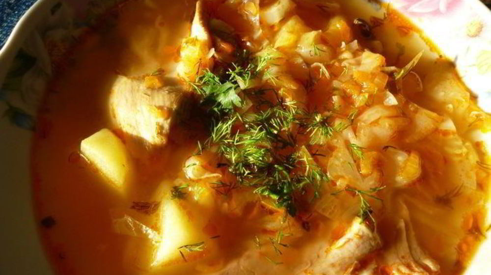 Как приготовить щи из свежей капусты с солеными помидорами