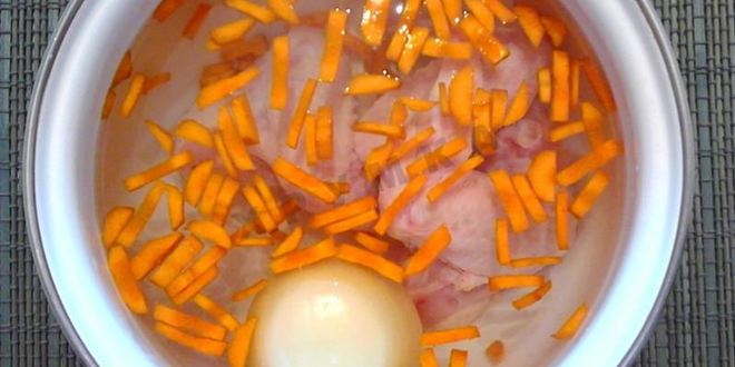 Рецепт щей на курином бульоне из капусты