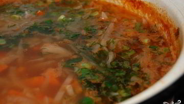 Рецепт Щей с копчеными ребрышками