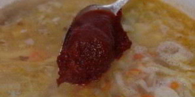 Рецепт щей с копчеными ребрышками