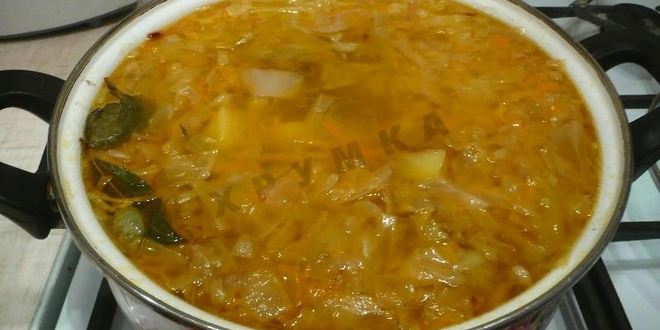 Рецепт щей с тушенкой