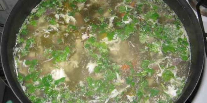 Рецепт щей зеленых