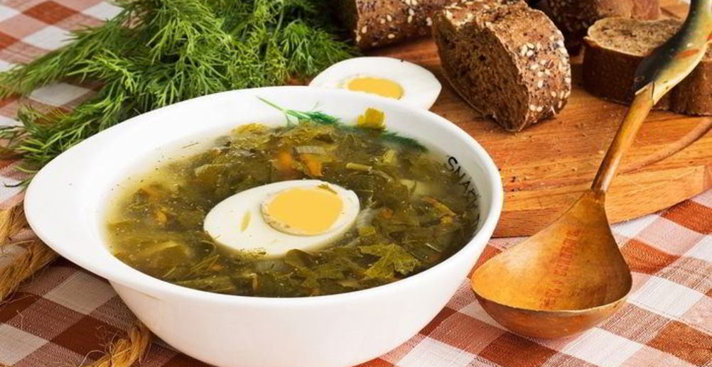 Рецепт щи из щавеля