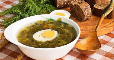 Рецепт Зеленых щей с потрошками