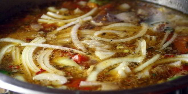 Рецепт дачной шурпы из баранины