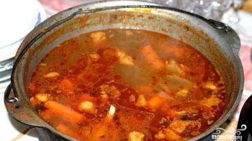 Как приготовить шурпу из баранины с нутом