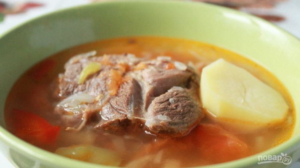 Как приготовить шурпу из баранины сталика ханкишиева