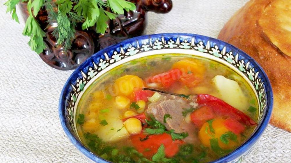 Как приготовить шурпу из баранины в казане