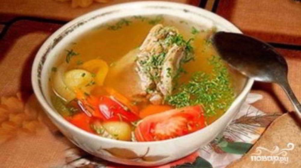 Как приготовить шурпу из курицы с зеленью