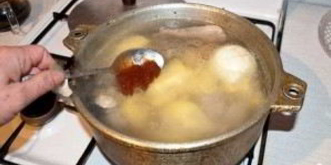 Рецепт шурпы из курицы с зеленью