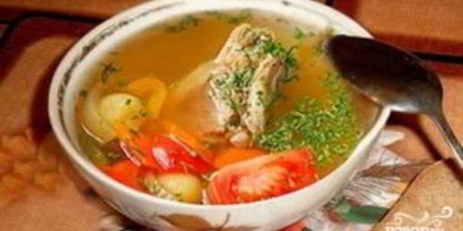 Рецепт шурпы из курицы с зеленью