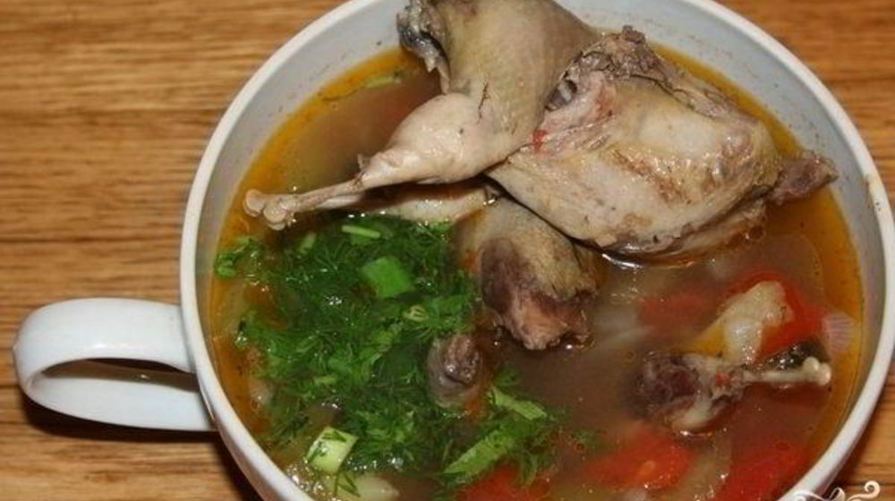 Как приготовить шурпу из перепелов