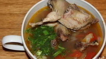 Рецепт Шурпы из перепелов