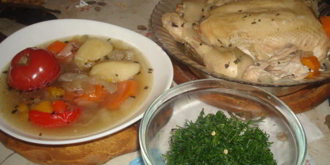 Рецепт шурпы из петуха