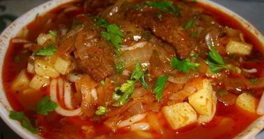 Рецепт Шурпы из свинины в казане