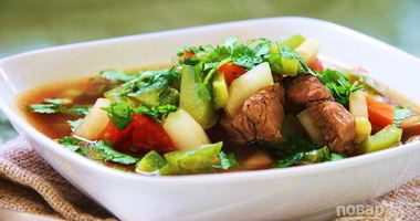 Рецепт Шурпы с бараниной