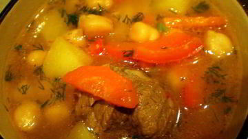 Рецепт Шурпы с нутом