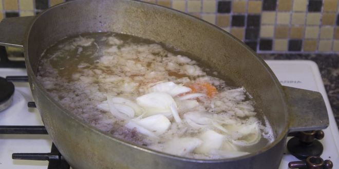 Рецепт супа шурпа из говядины в казане