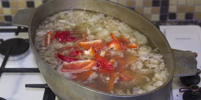 Рецепт супа шурпа из говядины в казане