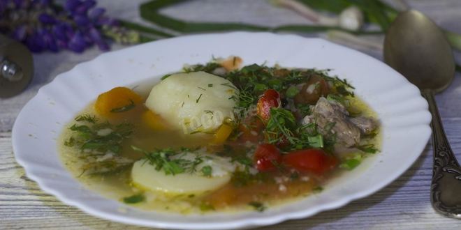 Рецепт супа шурпа из говядины в казане