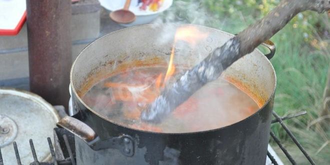 Рецепт вкусного супа шурпа на костре в казане