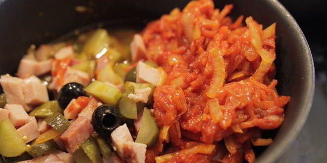 Рецепт быстрой солянки