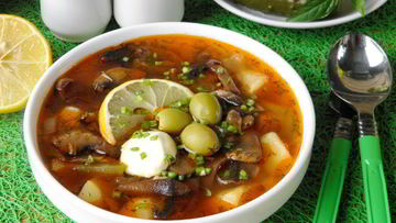 Рецепт Грибной солянки с картошкой