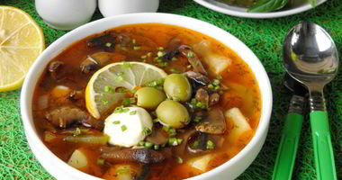 Рецепт Грибной солянки с картошкой