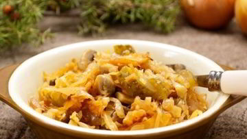 Рецепт Капустной солянки с грибами