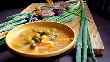 Рецепт Легкой рыбной солянки