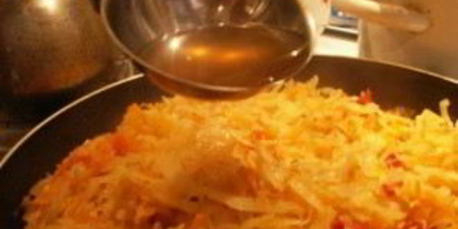 Рецепт постной солянки из свежей капусты