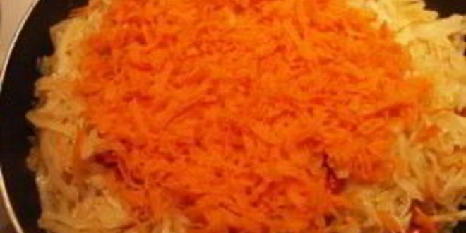 Рецепт постной солянки из свежей капусты