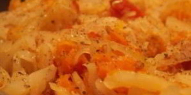 Рецепт постной солянки из свежей капусты