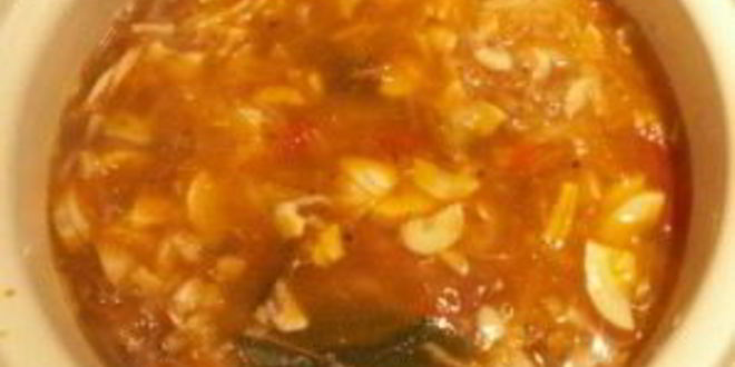 Рецепт постной солянки из свежей капусты