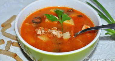 Рецепт Рыбной солянки из горбуши