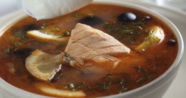 Рецепт Рыбной солянки с кальмарами