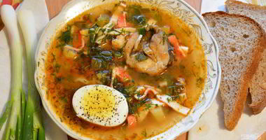 Рецепт Рыбной солянки с крабовыми палочками