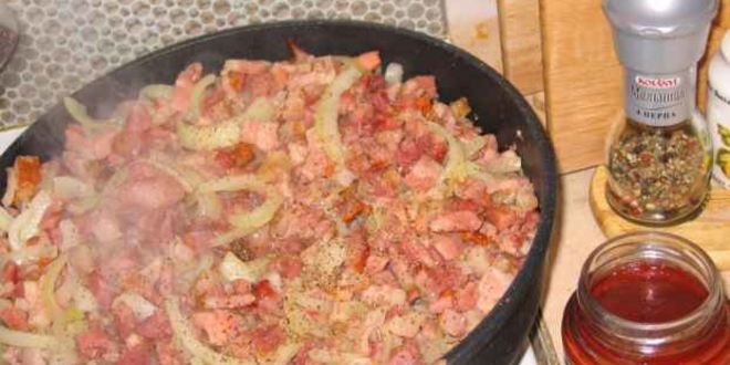 Рецепт сборной мясной солянки