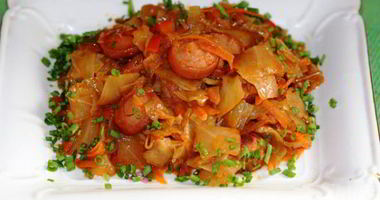 Рецепт Солянки из квашеной капусты с сосисками