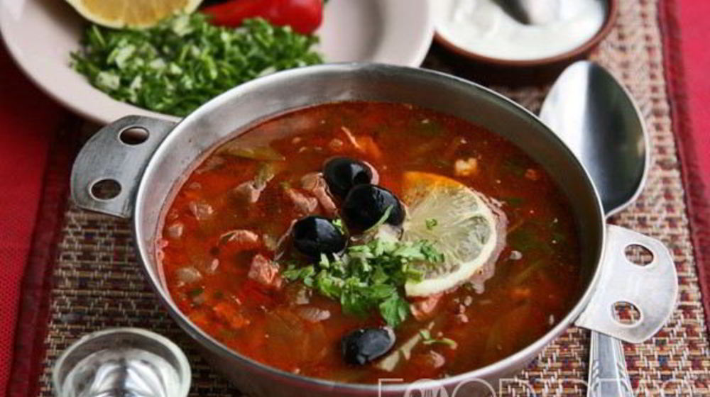 Как приготовить солянку мясную